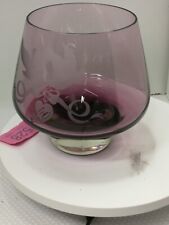 Caithness Glass Amethyst Bowl 40th Ruby Wedding Anniversary