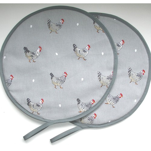 Chickens aga hob - aga, covers