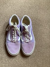 Vans Old Skool Ladies Trainers Size 8.5 Eur 42.5 Purple