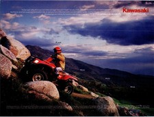 2003 Kawasaki Prarie 700 4x4 ATV Quad Vintage Print Ad Hill Climb Wall Art