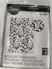 Sizzix Tim Holtz Texture Fades - Vault Flourish A6 Embossing Folder