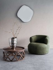 LIBRA INTERIORS KIELDER COFFEE TABLE CARVED SOLID MANGO WOOD