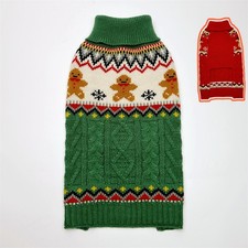 Christmas Pet Dog Cat Puppy Jumper Warm Elk Knitted Winter Cloth Sweater Outfit