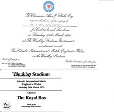 Invitation card england v - invitation,