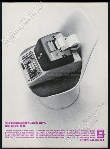 1966 olivetti divisumma - 1966,