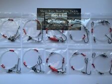 10 x Sea fishing rigs, Pulleys