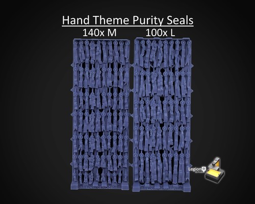 Hand theme purity seals - purity,