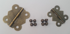 Small Brown Hinges with Screws