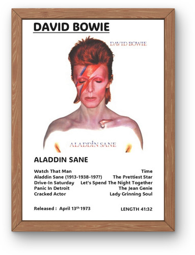 David bowie aladdin sane - bowie,