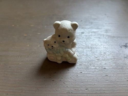 Vintage miniature mother bear - miniature,