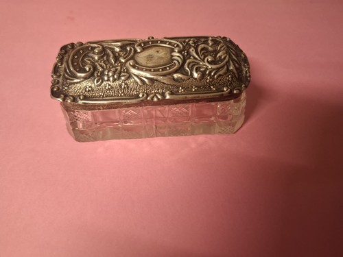 Sterling silver cut glass - sterling,