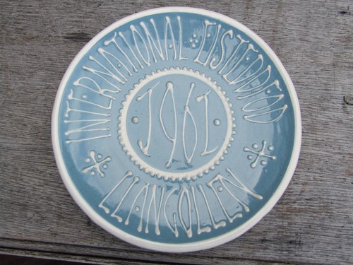 Eisteddfod plate 1961 - eisteddfod,
