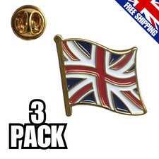Union Jack Flag Lapel Chest