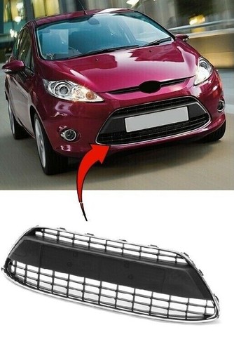 Front bumper grille chrome - bumper,