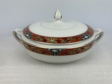 Unusual, Rare Alfred Meakin 1930s Tureen Transfer Pattern Semi Porcelain