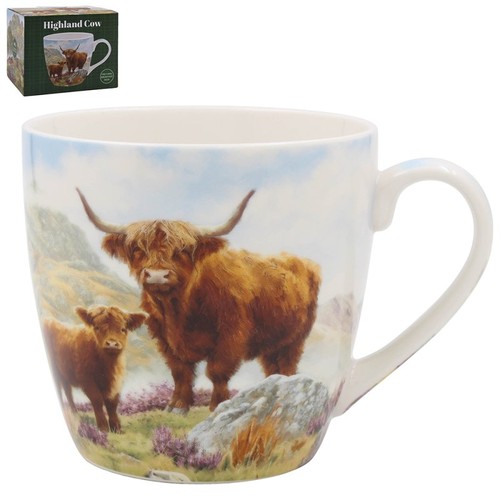Ceramic breakfast mug highland - ceramic,