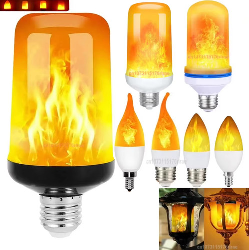 Led flame light - 4, modes