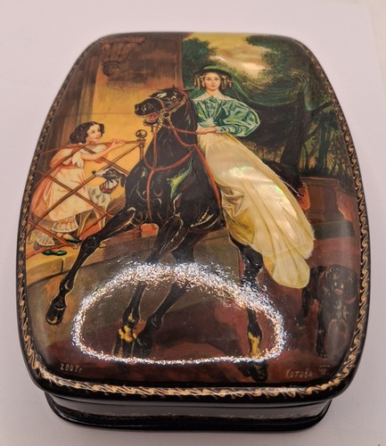 Russian lady horseback - russian,