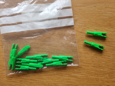 Beiter No. 2 Hunter In-Out Nocks for X10 arrows. OX2H SOLID GREEN.