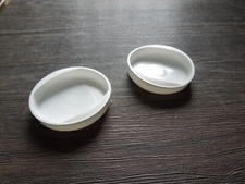 A Pair of Tube End Caps for the Subbuteo 61178 Astropitch Often Missing! 2 Types