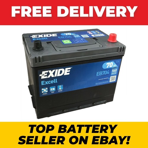 Exide excell eb704 car battery - exide,
