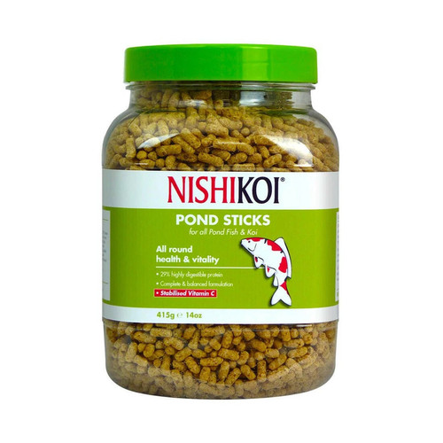 Cheap fish food - nishikoi, pond
