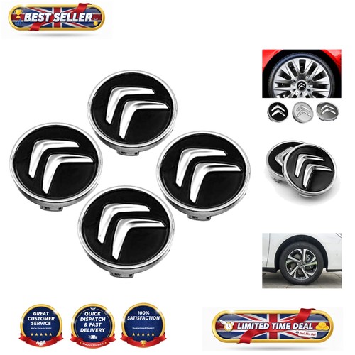 4pcs citroen car hub caps - citroen, 60mm