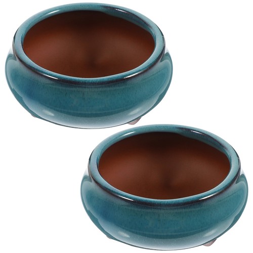 2pcs chinese ceramic planter - ceramic,