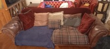 DFS 4 Seater Sofa Harris Tweed