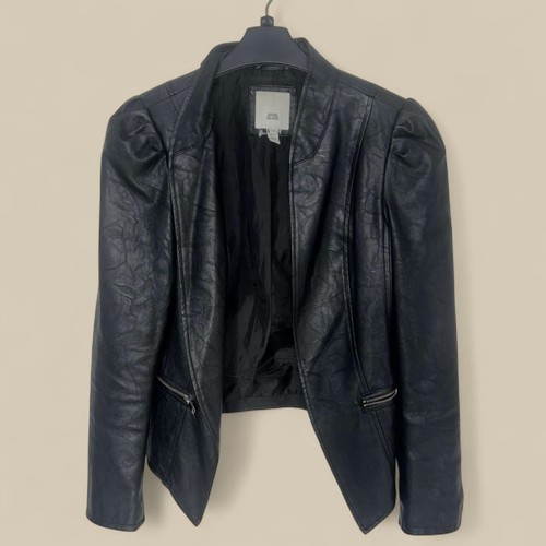 River island leather jacket - river,