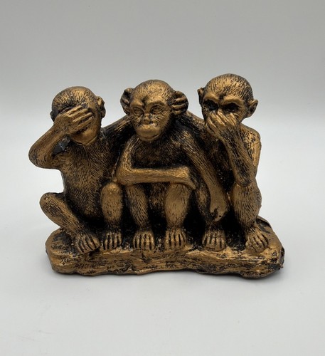 Wanwanzi wise monkeys statue - wanwanzi,