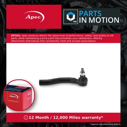Tie track rod end fits - rod,