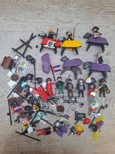 Playmobil Knights Bundle Knights 5 Horses Weapons  helmets lances shields armour