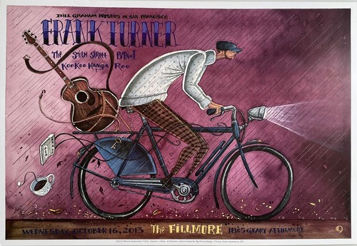 Frank turner concert poster - frank,