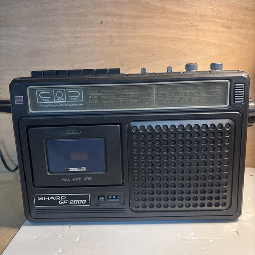 Sharp 2800ea radio - gf-2800ea, cassette