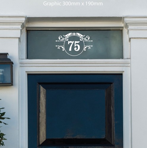 Fanlight house number - fanlight,