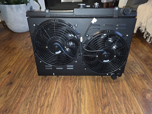 3row radiator shroud fan relay - radiator+shroud,