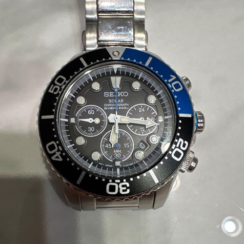 Seiko solar chronograph 200m - solar,