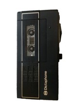 Vintage DICTAPHONE 3242 Microcassette Voice Recorder with 1 tape