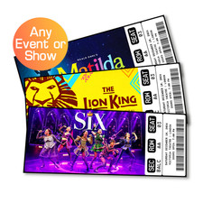 Musical Theatre Ticket | Personalized Gift Reveal | Custom Voucher