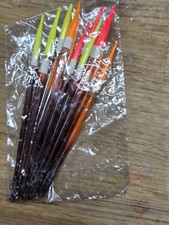 Vintage 1970s Quill Floats Coarse Fishing Floats Set of 12