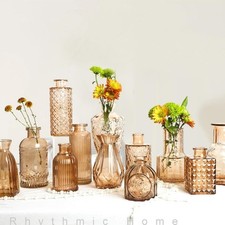 Glass Bud Vase Set of 12 Small