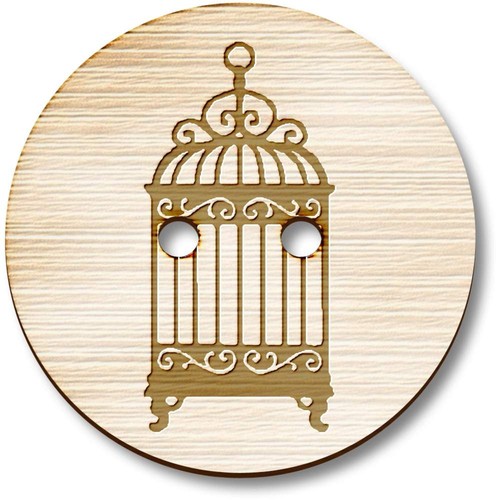 Ornate birdcage wooden - birdcage',
