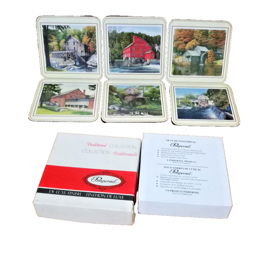 Vintage pimpernel coasters - vintage,