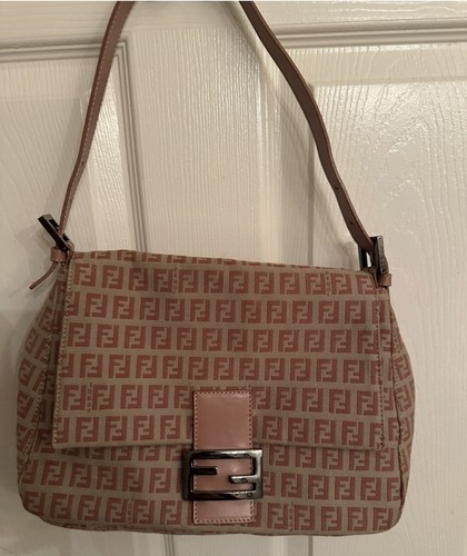 Fendi beige pink monogram - fendi,