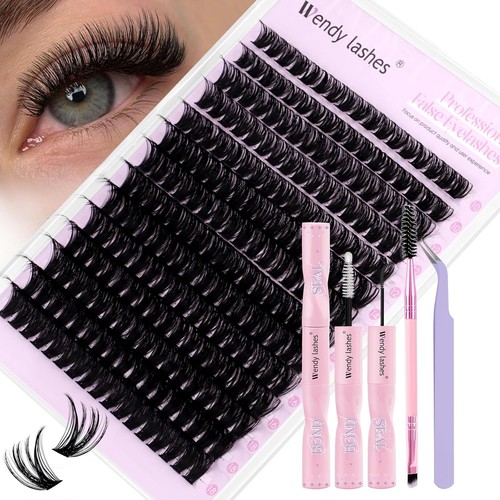 Wendy lashes lash clusters kit - lashes, lash-clusters-kit