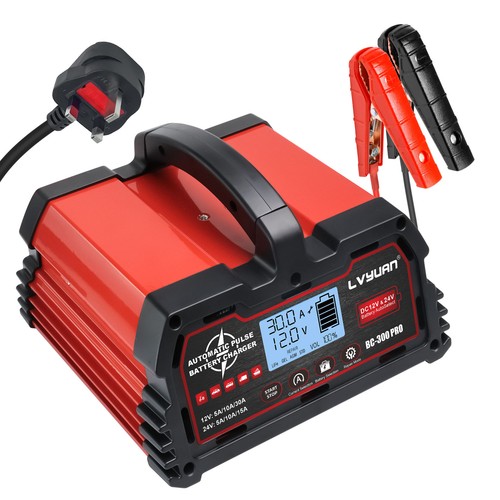 30a car battery - charger, pulse