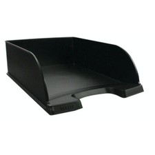 Letter Tray Office School Leitz Plus Jumbo Black Supplies Holder Desk 52330095