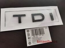 Gloss Black TDI Badge Audi