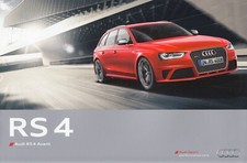 Audi RS4 Avant Sportscar B8 Brochure Brochure 2012 AC